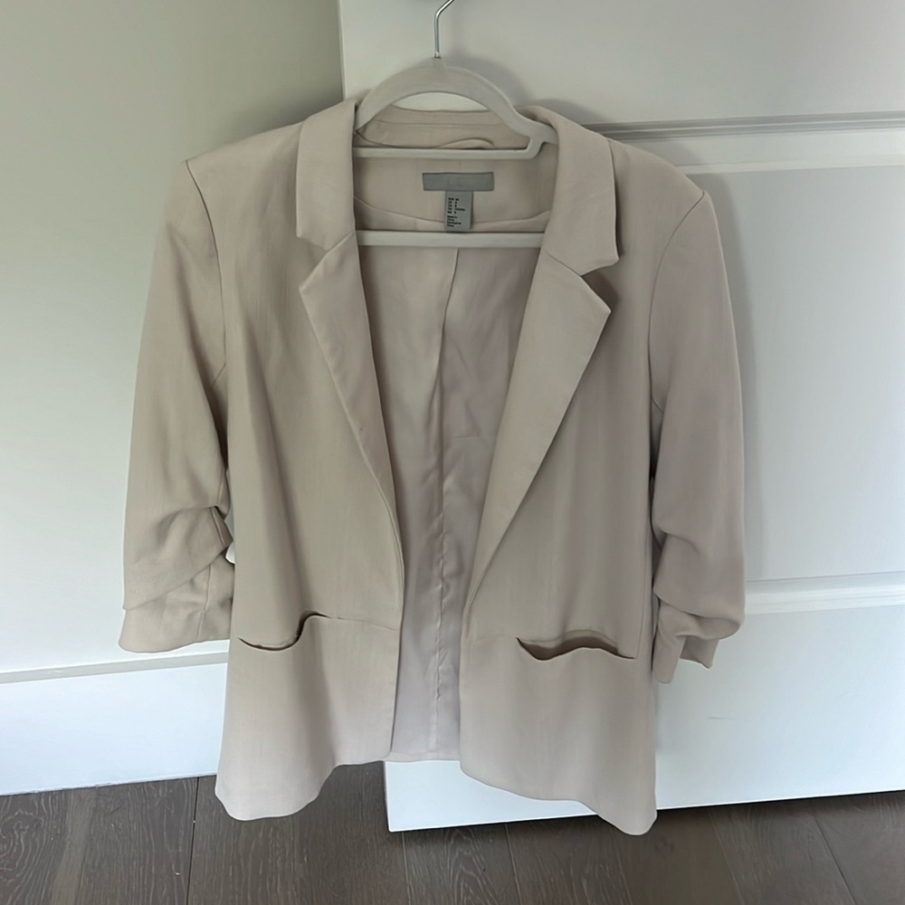 Cream blazer